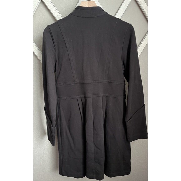 NWT! Cabi Grab & Go Military Style Steampunk Women's M Cotton Coat - Black #695 - Picture 7 of 10